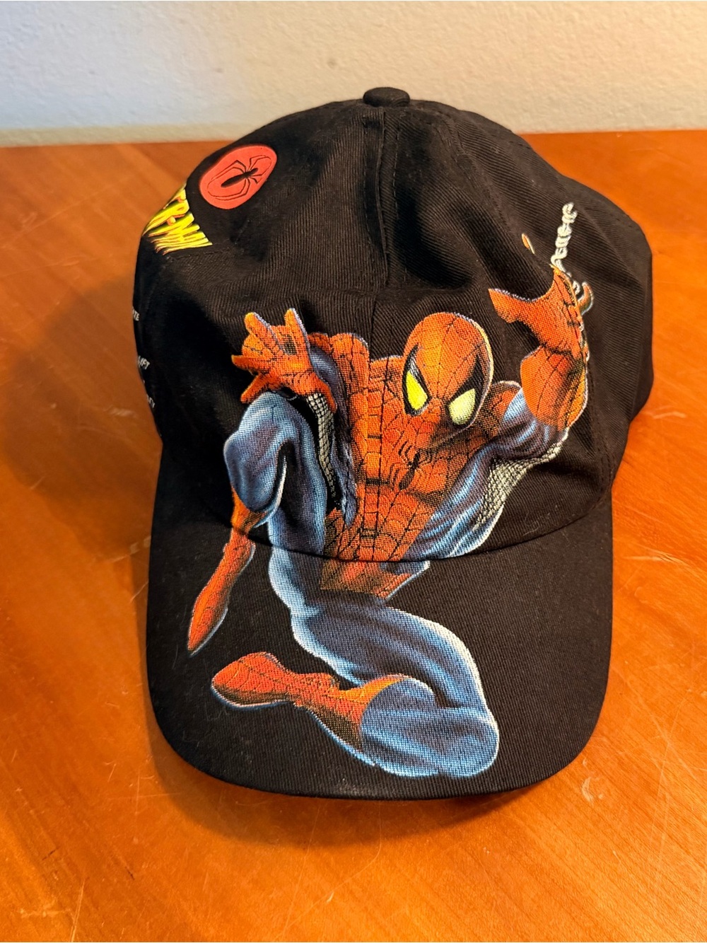 Spider-Man 1999 Vintage Fact Sheet Bio Cap Snap Back